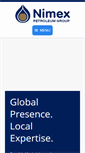 Mobile Screenshot of nimex-petroleum.com